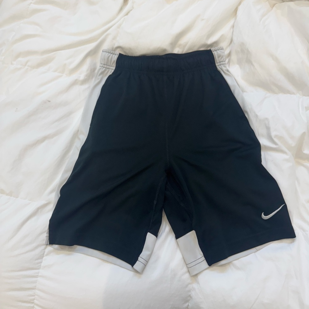 Nike Black and White Trophy Basketball Shorts